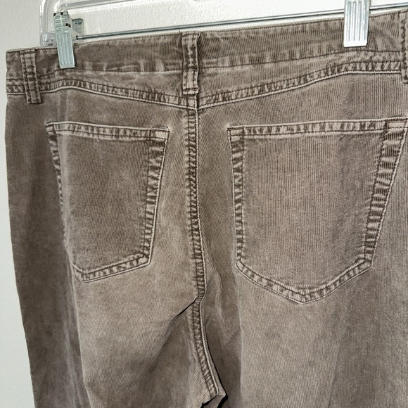 Talbots Heritage Corduroy Pants Womens 8 Brown  Cotton Stretch Straight Leg‎ - Picture 10 of 13